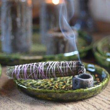 Lavender & Yarrow (Lavandula angustifolia + Achillea millefolium) Smudge Stick